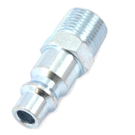 Forney Industrial/Milton Style Plug, 3/8 in x 3/8 in MNPT 75307